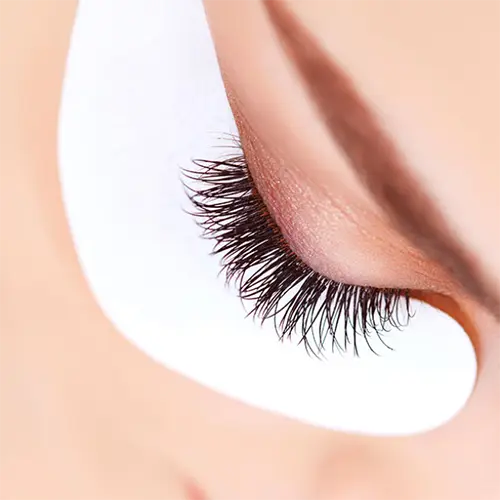 Lash lift and tint before and after at ANNAZUR