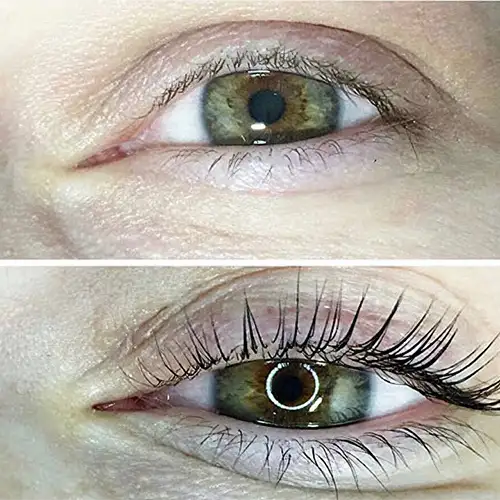 Lash lift and tint before and after at ANNAZUR