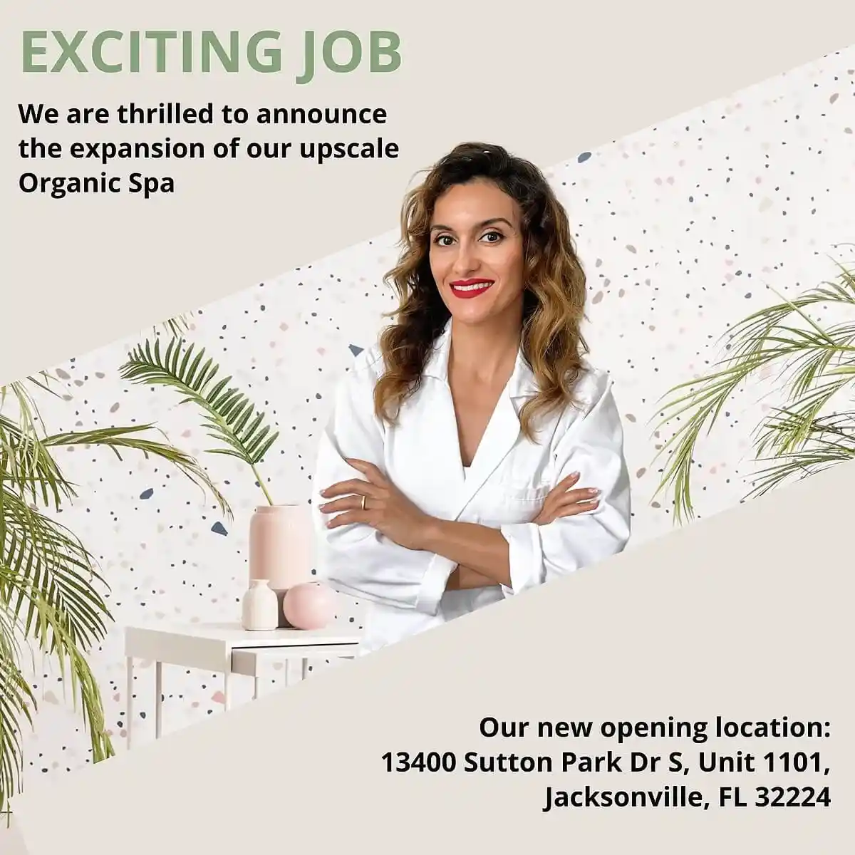 Exciting job — begin a career with ANNAZUR Organic Spa