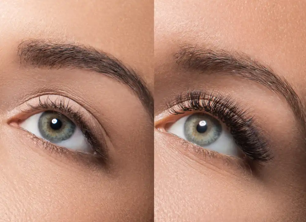 Lash portfolio before and after