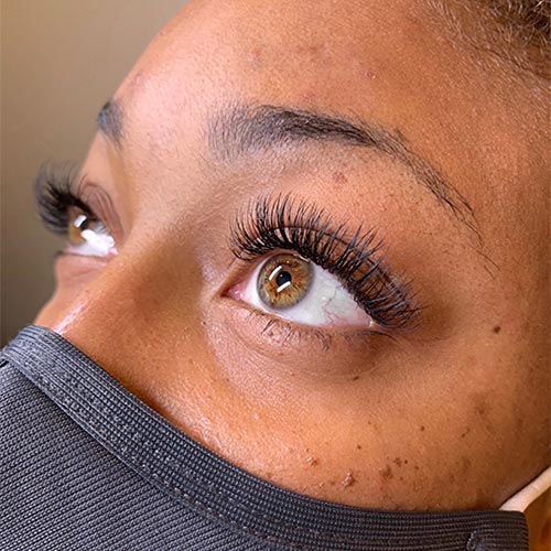 Lash extensions result at ANNAZUR