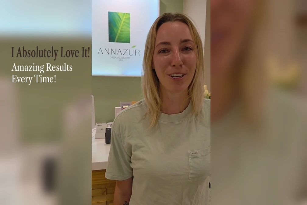 Video review from an ANNAZUR client — Our Philosophy – Organic Beauty & Craftsmanship, Jacksonville FL