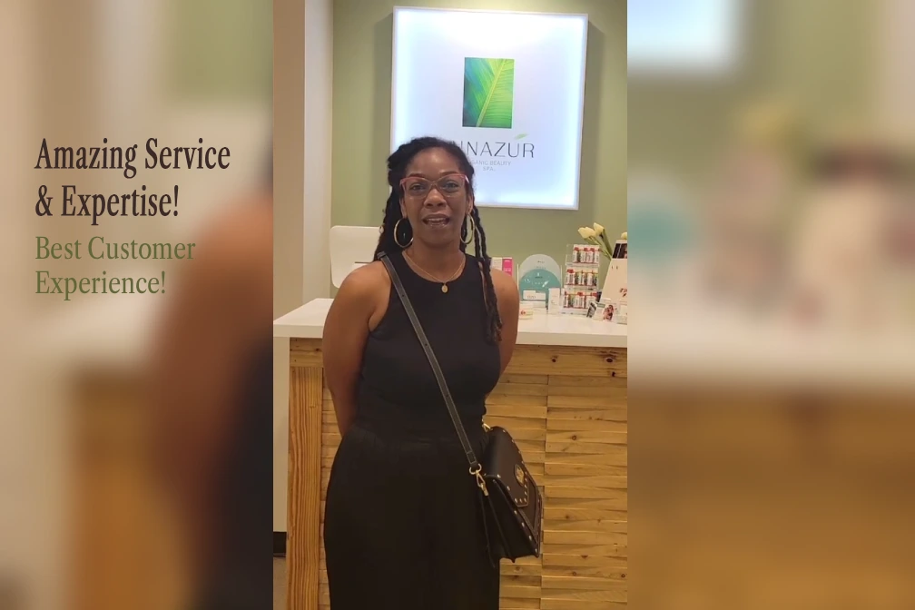 Video review from an ANNAZUR client — Our Philosophy – Organic Beauty & Craftsmanship, Jacksonville FL