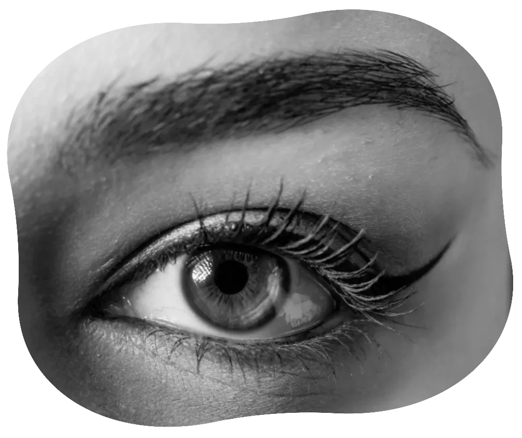 Before and after brow styling at ANNAZUR Organic Beauty Spa, Jacksonville FL