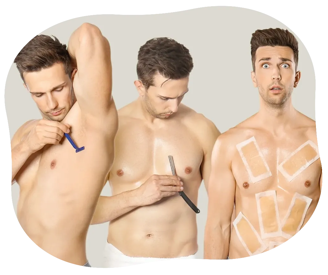 Male waxing.In Jacksonville.