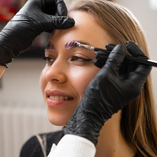 Clinical sanitation — brow lamination at ANNAZUR