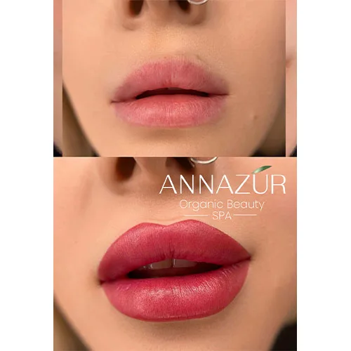 Lip Blushing result at ANNAZUR Organic Beauty Spa, Jacksonville FL — photo 4