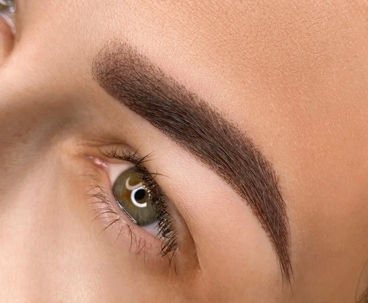 Permanent microblading brows at ANNAZUR Organic Spa