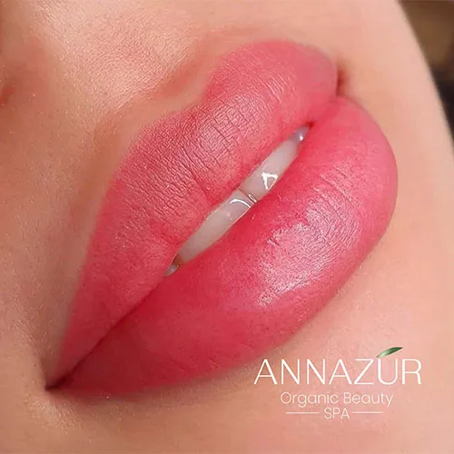 Lip Blushing result at ANNAZUR Organic Beauty Spa, Jacksonville FL