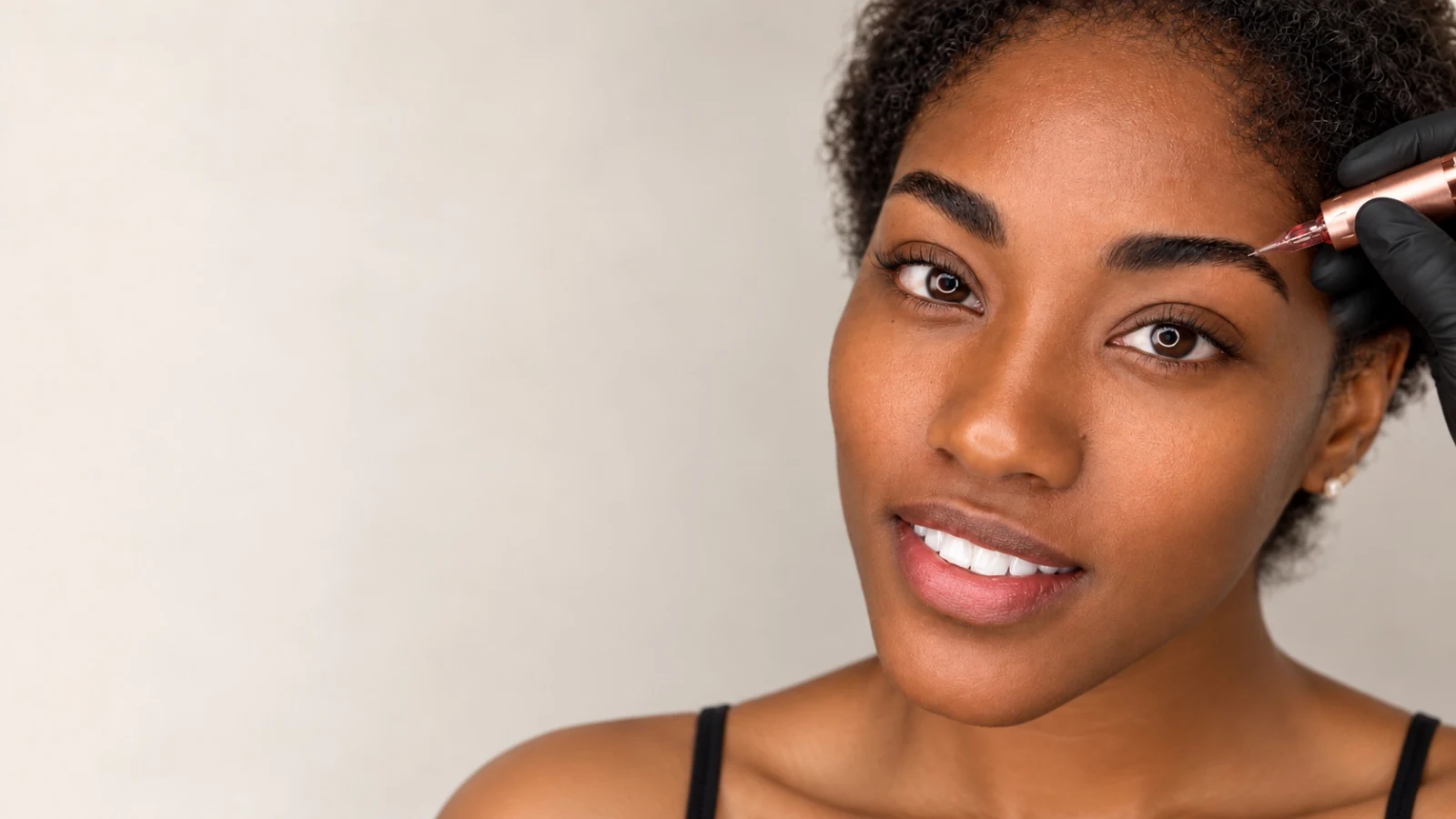 Permanent makeup performed by a licensed artist