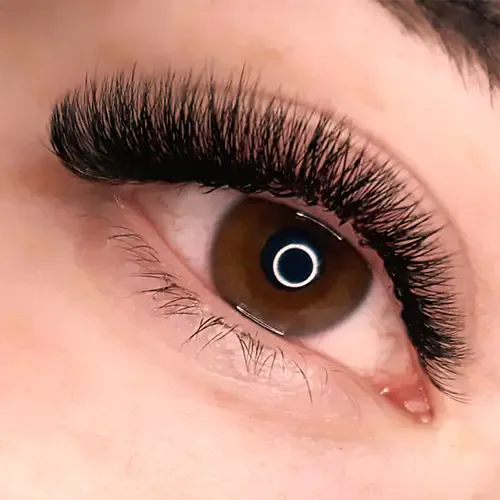 Before and after eyelash extensions at ANNAZUR Organic Beauty Spa, Jacksonville FL — photo 11