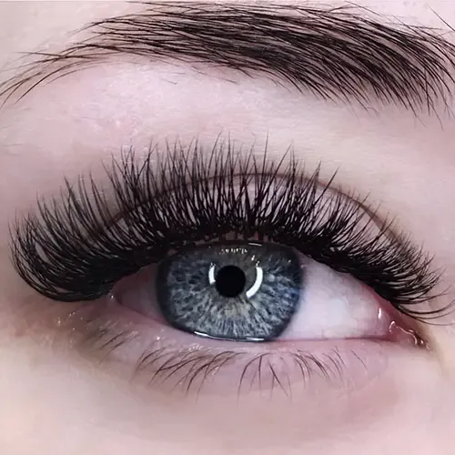Before and after eyelash extensions at ANNAZUR Organic Beauty Spa, Jacksonville FL — photo 9