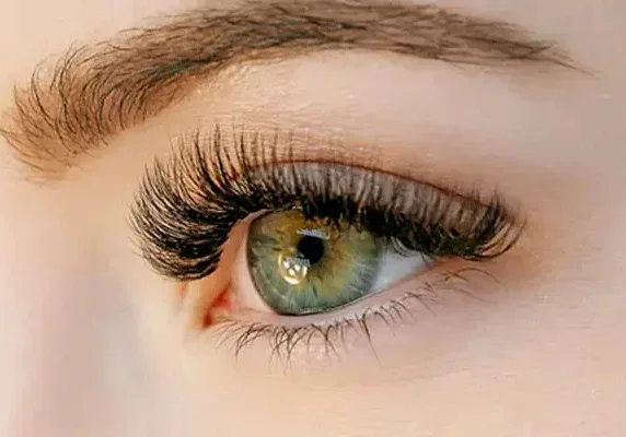 Before and after eyelash extensions at ANNAZUR Organic Beauty Spa, Jacksonville FL — photo 2