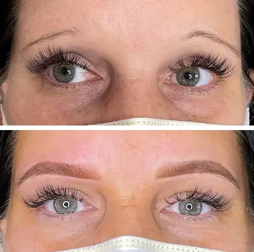 Microblading Powder Brows result at ANNAZUR Organic Beauty Spa, Jacksonville FL — photo 17
