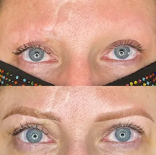 Microblading Powder Brows result at ANNAZUR Organic Beauty Spa, Jacksonville FL — photo 10