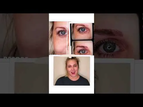Client's natural microblading results at ANNAZUR